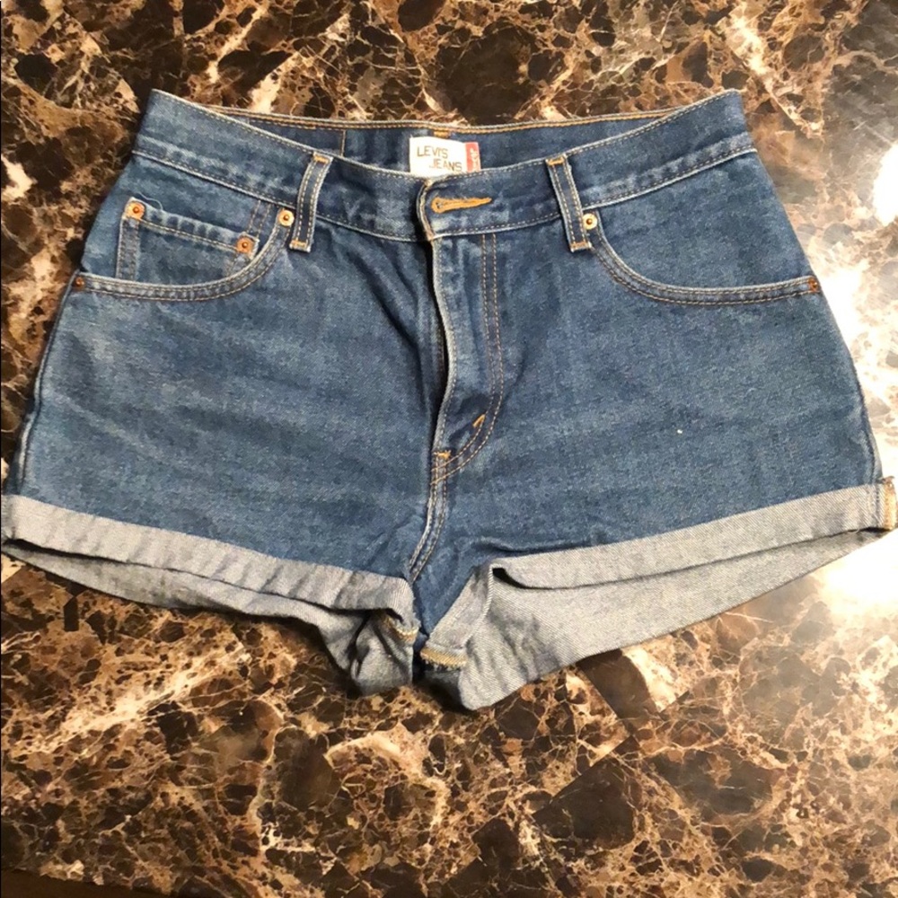 Levi denim shorts